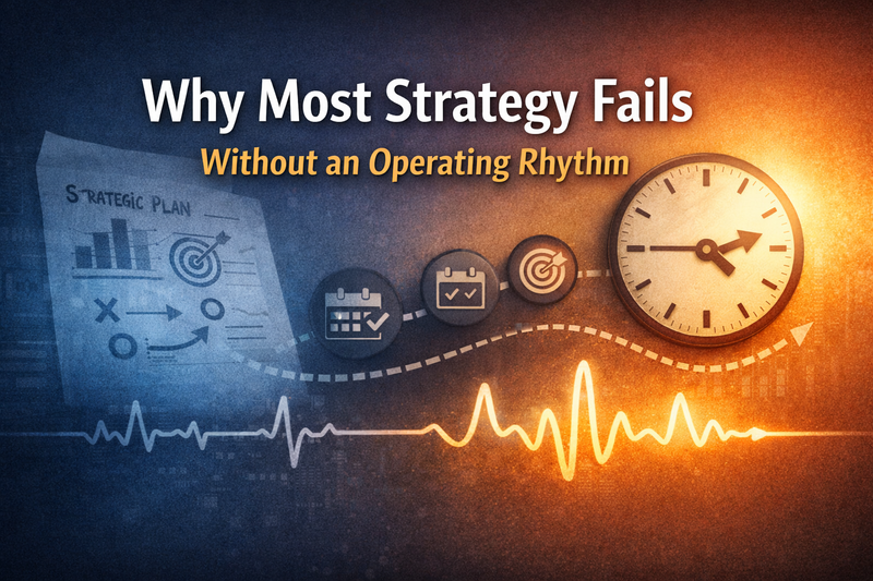 Why Most Strategy Fails Without an Operating Rhythm