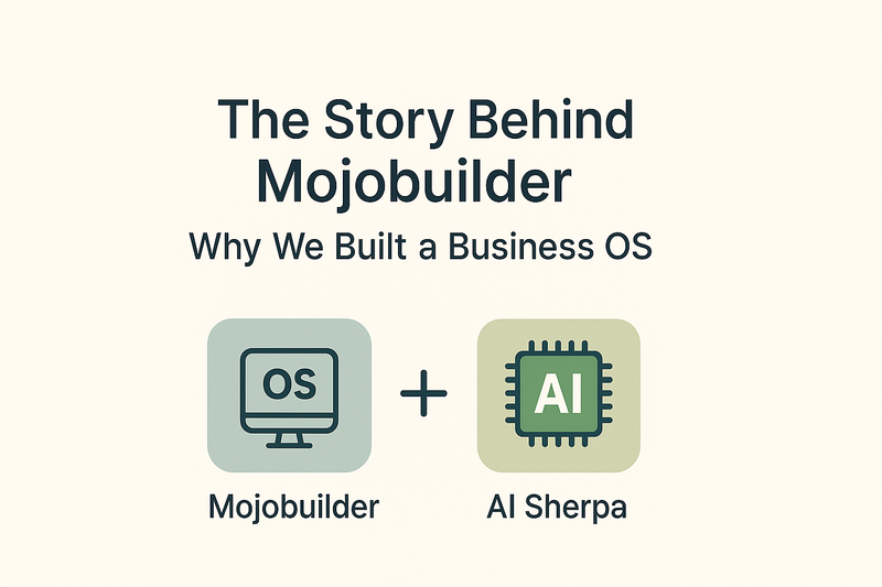 The Story Behind Mojobuilder: Why We Built a Business OS